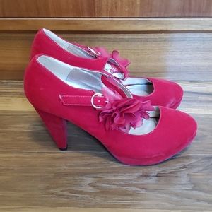 Red Velvet Torrid Heels